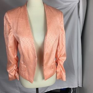 Victoria Secret Peach and Silver Blazer and Shorts Set